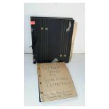 Three Vintage school scrapbooks from 1930s and