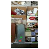 Group lot: beauty supplies. Wig, nail supplies,