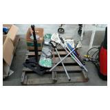 Skid lot, includes lacrosse sticks kids snow
