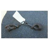 Set of cable pulleys