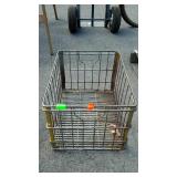 Vintage metal crate