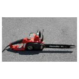 Electric homelite chain saw with 16 inch blade