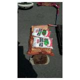 Group lot, includes starter logs, two bags of