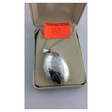 Sterling silver Lockett necklace