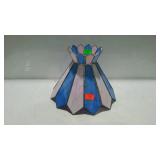 Slag glass lamp shade only. 10.5" across.