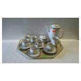 15-pc Louchy porcelain coffee service, Svc-6- made
