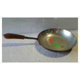 Skillet- hammered copper with iron and wood handle