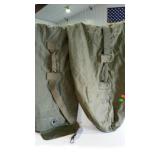 Military lot - two Army duffle bags, marked US