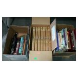 Books - three box lots, includes one 14 vol. set