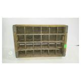 Coca-Cola bottle crate with divided sections -