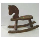Pine rocking horse - 24" long by 19" high