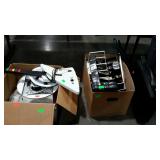 Box lots, includes guitar hero guitar, brief case
