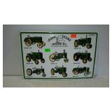 Tin John Deere sign - 18 x 12