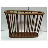 Wooden magazine holder