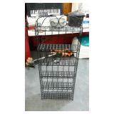 Metal shelf, measures 19, by 6 by 47