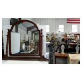 Dresser mirror with yoke - 44 x 35