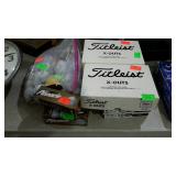 Group lot of golf balls - some new, some used -