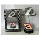 Dale Earnhardt #3 Table Lamp, with the box like