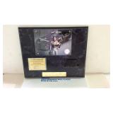Dale Earnhardt Wall Plaque, with the tire piece
