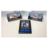 Mark Martin Nascar, collector card on display