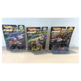 Hot Wheels Nascar, three Stock Cars 1998 #90