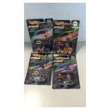 Nascar "Hot Wheels" stock cars, 4 packs 1:64