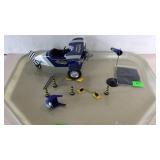 Goodyear biplane toy with accessories