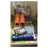 Mark Martin Collectibles, Flag, Cards on wall