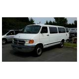 2000 Dodge 2500 passenger Van, Seating For 8