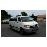 2001 Dodge 2500 Passenger Van, with 3 rear row