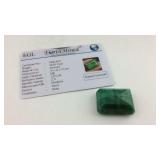 EGL Certified 88.6 ct Natural Emerald