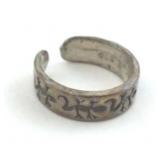 Lizard Sterling Silver Toes Ring
