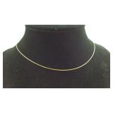 Gold Over Sterling Silver 24 inch Chain