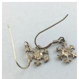 Snowflake Sterling Silver Earrings