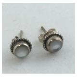 Moonstone Sterling Silver Earrings