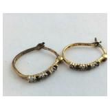 Sapphire & Diamond Accent Gold over Sterling