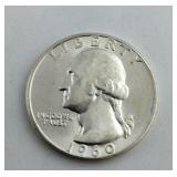 1960 B.U. Silver Washington Quarter