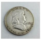 1952 Silver Franklin Half Dollar