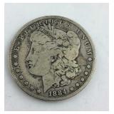 1884 Silver Morgan  Dollar