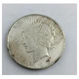 1925 S Silver Peace Dollar