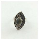 Moonstone Sterling Silver Ring Size 9
