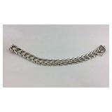 Sterling  Silver 7 inch Wide Bracelet
