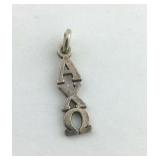 Alpha Chi Omega Sterling Silver Charm