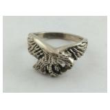 Sterling Silver Eagle Ring Size 6