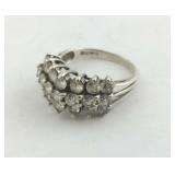 CZ Sterling Silver Ring Size 7