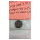 1909 Lincoln head cent