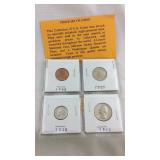 Proof set of coins