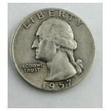 1957D Washington Quarter