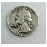 1957 D Washington Quarter