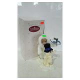 Ashton Drake collection doll with snowman.